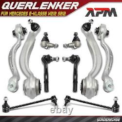 10-Teilig Kit Bras de Suspension de Roue Avant pour Mercedes Classe E W212 S212