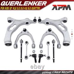 10x Kit Bras de Suspension Avant Essieu pour Audi Q7 4LB 3.0 3.6 4.2 6.0 Quattro