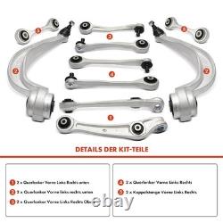 10x Kit Bras de Suspension Avant Gauche Droite pour Audi A4 8K A5 8T Q5 8RB