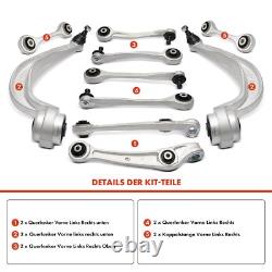 10x Kit Bras de Suspension Avant Gauche Droite pour Audi A4 8K A5 8T Q5 Porsche