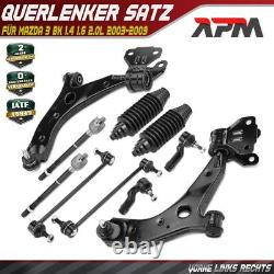 10x Kit Bras de Suspension Avant Gauche Droite pour Mazda 3 BK 1.4 1.6 2.0L