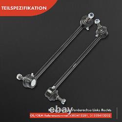 10x Kit Bras de Suspension avant Gauche Droite pour BMW X3 E83 2.0i 2.0d