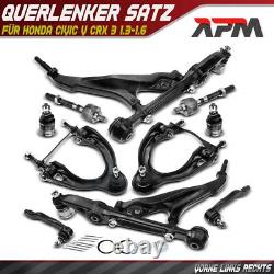10x Kit Bras de Suspension avant Gauche Droite pour Honda Civic V Crx 3 1.3-1.6