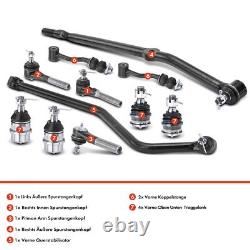 11x Kit Bras de Suspension Essieu pour Jeep Cherokee XJ Comanche Mj bj. 1991-2001