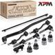 12x Kit Bras De Suspension Avant Gauche Droite Pour Jeep Wrangler Ii Tj