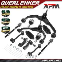 12x Kit de Bras de Suspension Avant L+R Pour Jeep Cherokee KK Dodge Nitro