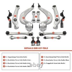 14x Kit Bras de Suspension Avant Gauche Droite pour Audi A4 8K2 Toute 8KH A5 8T3