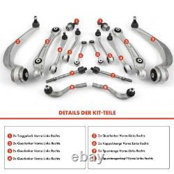 16x Kit Bras de Suspension Avant Gauche Droite pour Audi A4 8K2 8KH 8K5 A5 8T3