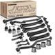 19x Kit Bras De Suspension Avant Gauche Droite Pour Jeep Grand Cherokee I Zg Zj
