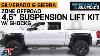 2014 2018 Silverado U0026 Sierra Zone Offroad 4 5 Suspension Lift Kit W Shocks 4wd Review U0026 Install