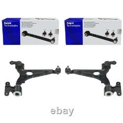 2x DELPHI Kit Bras de Suspension Inférieure Avant Convient pour Citroën C8 Fiat