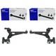 2x Delphi Kit Bras De Suspension Inférieure Avant Convient Pour Citroën C8 Fiat