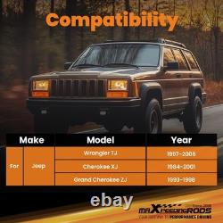 4x Bras De Contrôle Avant Ajustable For Jeep Grand Cherokee 93-1998 Wrangler Tj