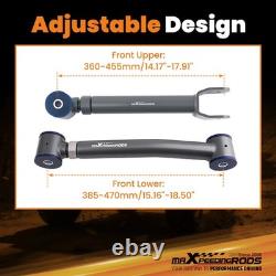 4x Bras De Contrôle Avant Ajustable For Jeep Grand Cherokee 93-1998 Wrangler Tj