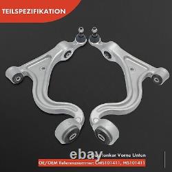 4x Kit Bras de Suspension avant Bas Haut L+R pour Porsche Panamera 970