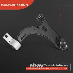 6x Kit Bras de Suspension Avant Gauche Droite pour Ford Fiesta V Jd Jh Fusion