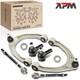 6x Kit Bras De Suspension Avant Pour Porsche Cayenne 9pa Audi Q7 4lb Vw Touareg