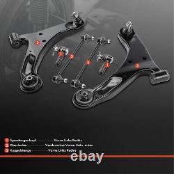 6x Kit Bras de Suspension Barre Rotule Direction Avant pour Suzuki Grand Vitara
