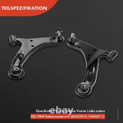 6x Kit Bras de Suspension Barre Rotule Direction Avant pour Suzuki Grand Vitara