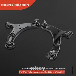 6x Kit Bras de Suspension Barre Rotule Direction Avant pour Suzuki Grand Vitara