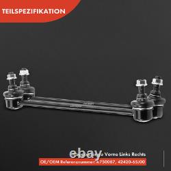 6x Kit Bras de Suspension Barre Rotule Direction Avant pour Suzuki Grand Vitara