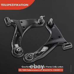6x Kit Bras de Suspension Barre Rotule Direction Avant pour Suzuki Grand Vitara