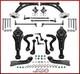 72 Pièce Kit Bras De Suspension Avant+arrière Pour Seat Leon 1p Aussi Cupra R