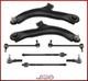8 Pi&egrave;ce Kit Bras De Suspension Devant Pour Renault Clio Iii Modus Gauche Droite