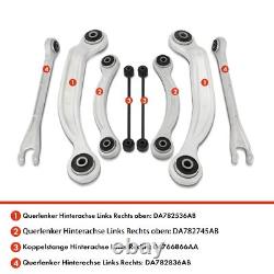 8-Teilig Kit Bras de Suspension'Accouplement Arrière pour Chrysler 300 C Le