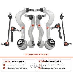 8-Teilig Kit Bras de Suspension Barre de Liaison Avant pour BMW 5er E60 E61 520d