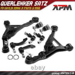 8x Kit Bras de Suspension Avant Arrière, L+R pour Chrysler Sebring Jr Stratus