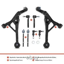 8x Kit Bras de Suspension Avant Gauche Droite Intérieur Extérieur pour Chrysler