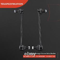 8x Kit Bras de Suspension Avant Gauche Droite pour Citroën C4 Peugeot 307 3E 3B