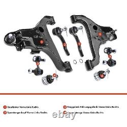 8x Kit Bras de Suspension Avant Gauche Droite pour Nissan Armada TA60 Titan A60