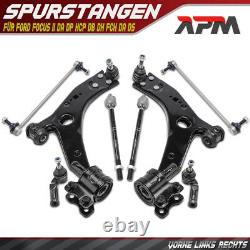 8x Kit Bras de Suspension Avant L+R pour Ford Focus II Da Dp Sécurité DB Dh Fch