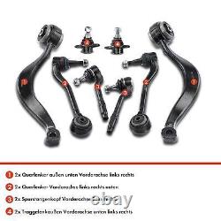 8x Kit Bras de Suspension Barre Liaison Avant Gauche Droite pour BMW X5 E53 3.0