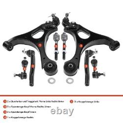 8x Kit Bras de Suspension Essieu Avant L+R pour Honda Civic 8 Berline Fa