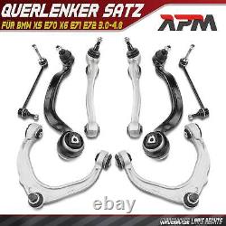 8x Kit Bras de Suspension avant Gauche Droite pour BMW X5 E70 X6 E71 E72 3.0-4.8