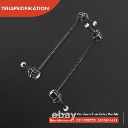 8x Kit Bras de Suspension avant Gauche Droite pour Renault Dacia Duster Hs Boîte