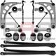 Bmw 3 E46 318d 320d 330d 320cd 330cd Kit Bras De Suspension Avant Arrière 18 Pcs