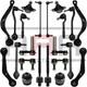 Bmw X5 E53 Kit Triangle Bras De Suspension Rotule Biellette Avant Arrière 22 Pcs