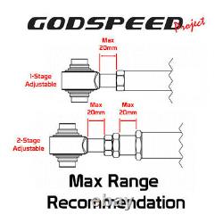 Godspeed Réglable Arrière Suspension Bras Kit Sphérique For Dodge Magnum 2005-08