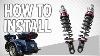 How To Install Shocks On A Harley Davidson Tri Glide Or Freewheeler