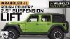 Jeep Wrangler Jl Rough Country 2 5 Suspension Lift Kit 2018 Review U0026 Install