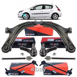 KIT TRIANGLE BRAS DE SUSPENSION ROTULE BIELLETTE + STAB POUR RENAULT CLIO III v2