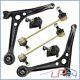 Kit Bras De Suspension Avant Gauche Droit 6 Pièces Pour Seat Alhambra 7v 96-08