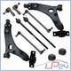 Kit Bras De Suspension Avant Inférieur Gauche Droit 10 Pièces Pour Ford Focus 1