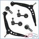 Kit Bras De Suspension + Biellette + Rotule 6 Pièces Pour Bmw 3 E36 91-03