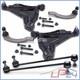 Kit Bras De Suspension+biellette+rotule Direction Avant Pour Volvo V70 1 97-00