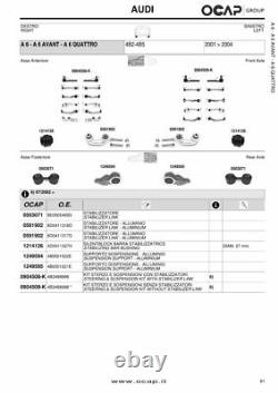 Kit Bras Suspension Fourmi. Courrier Électronique. Pour Audi A6 (4b2-4b5) Dep